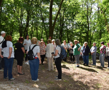 20.5.2022 Návšteva tufových pivníc v Klastave a diskusia s europoslancom Robertom Hajšelom.