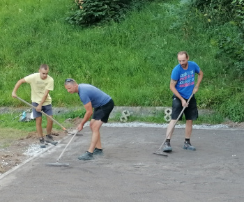 24.7.2024 Petangové ihrisko je hotové.