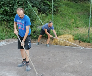 24.7.2024 Petangové ihrisko je hotové.