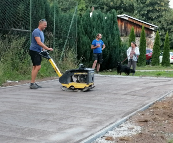 24.7.2024 Petangové ihrisko je hotové.