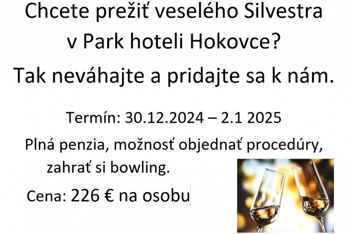 Silvester 2024 v Hokovciach.