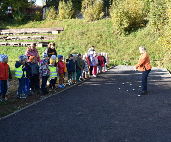 22.10.2024 Petangový duel s predškolákmi.